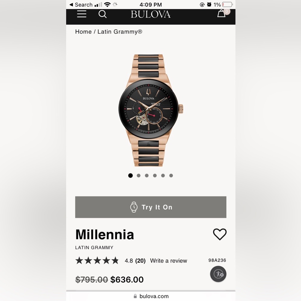 Bulova Millenia Watch